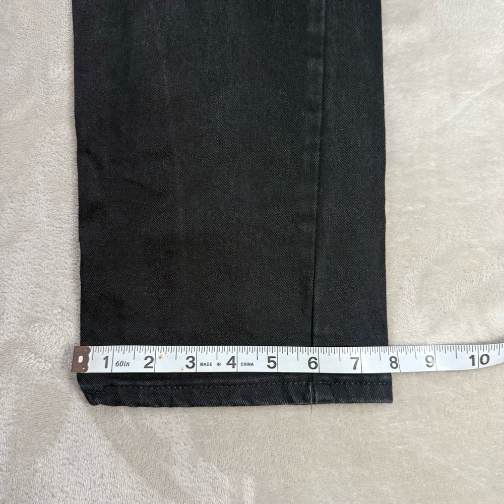 Levi's 502 Taper Fit Stretch Jeans Men's Sz 36x30 Black - Picture 11 of 11